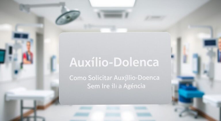 Como Solicitar Auxílio-Doença no INSS Online Sem Ir à Agência