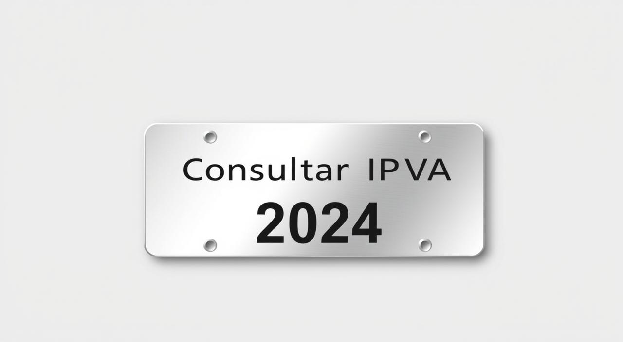 Consultar ipva pela placa