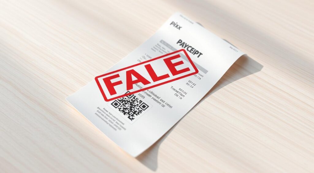 comprovante falso pix
