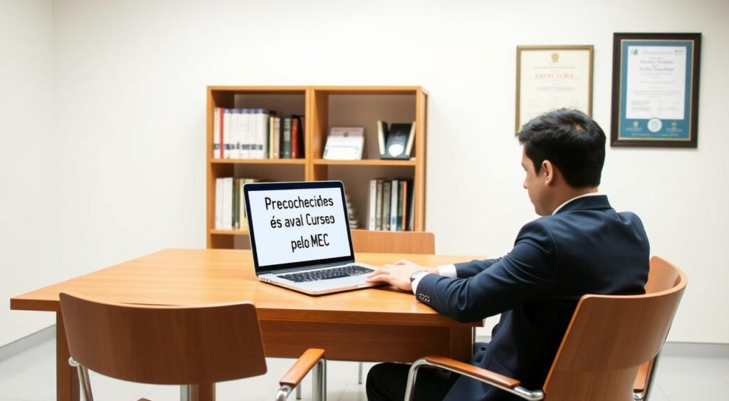 processo de reconhecimento e avaliação de cursos pelo MEC