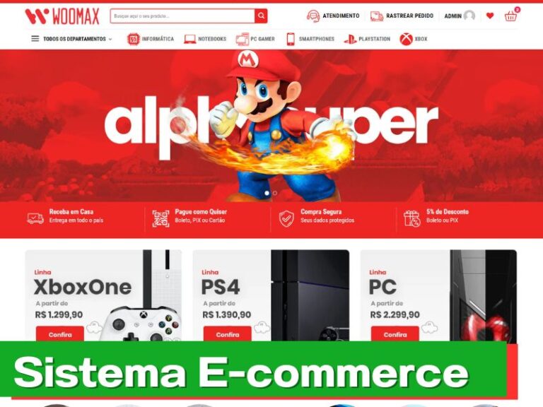 Loja Virtual Pronta Estilo Americanas para Plataforma do Woocommerce - WooZen
